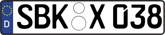 SBK-X038