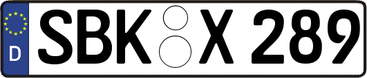 SBK-X289