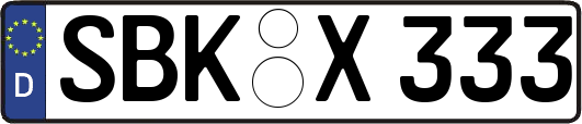 SBK-X333
