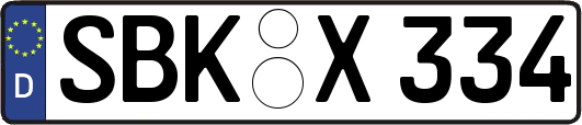 SBK-X334