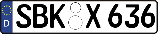 SBK-X636