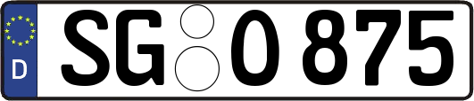 SG-O875