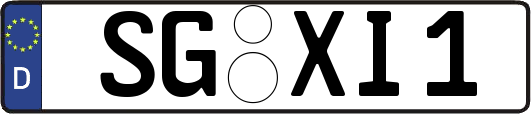 SG-XI1