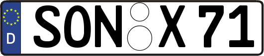 SON-X71