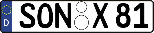 SON-X81