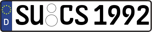 SU-CS1992