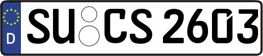 SU-CS2603