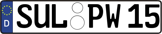 SUL-PW15