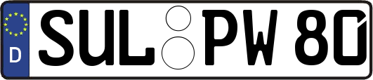 SUL-PW80