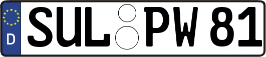 SUL-PW81