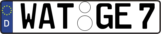 WAT-GE7