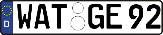 WAT-GE92