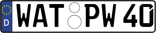 WAT-PW40