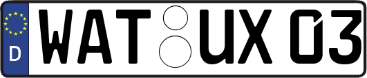 WAT-UX03