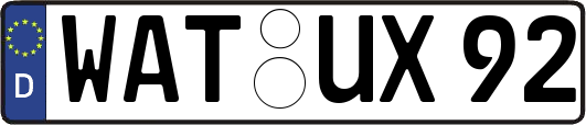 WAT-UX92