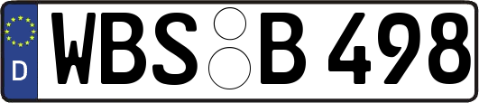 WBS-B498