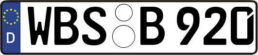 WBS-B920