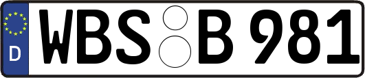 WBS-B981