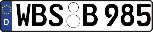 WBS-B985