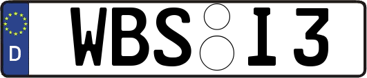 WBS-I3