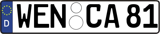 WEN-CA81