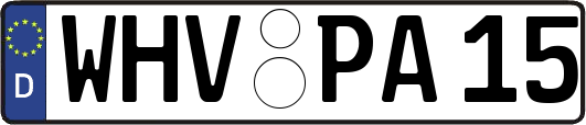 WHV-PA15