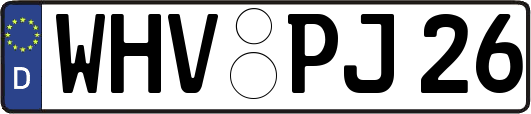 WHV-PJ26