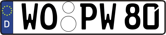 WO-PW80
