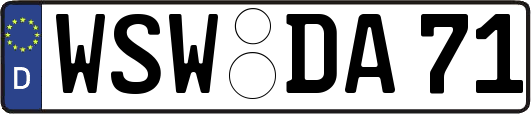 WSW-DA71