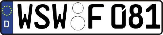 WSW-F081