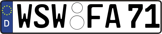 WSW-FA71