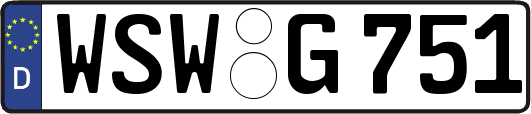 WSW-G751