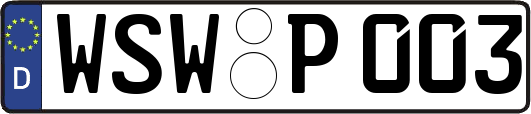 WSW-P003