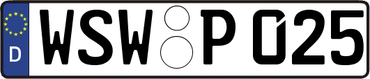 WSW-P025