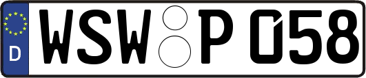 WSW-P058