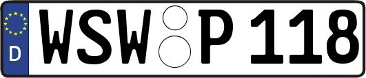 WSW-P118