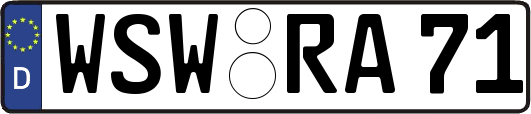 WSW-RA71