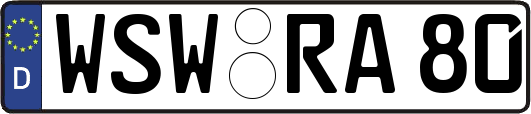 WSW-RA80