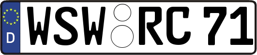 WSW-RC71