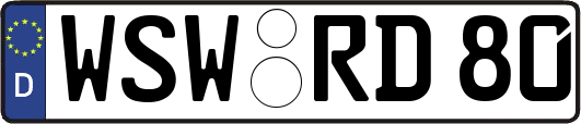 WSW-RD80