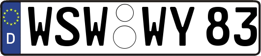 WSW-WY83