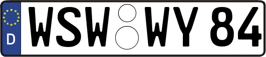 WSW-WY84