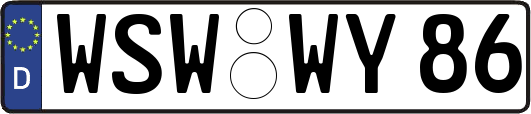 WSW-WY86