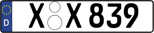 X-X839